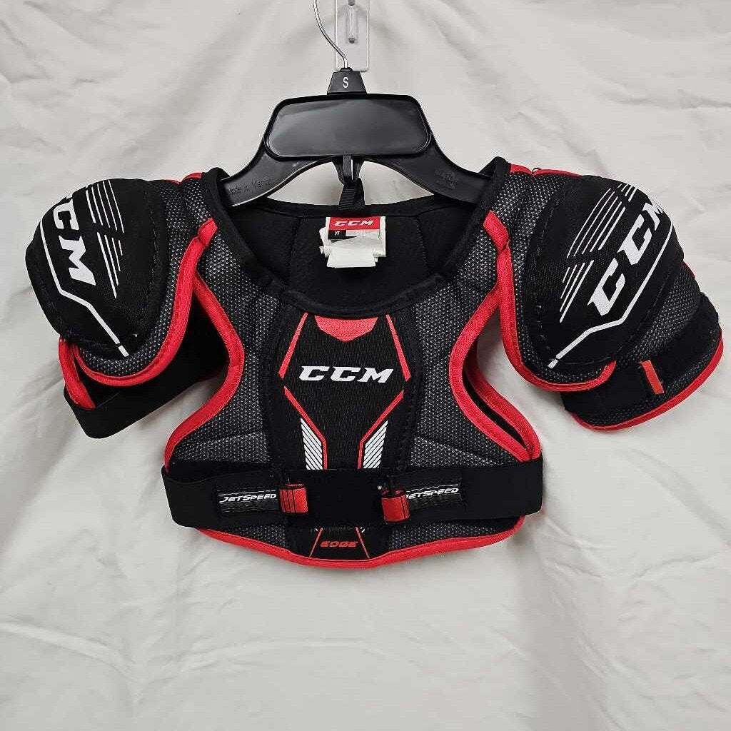 CCM Jetspeed Edge Youth Hockey Shoulder Pads, Size Youth Small