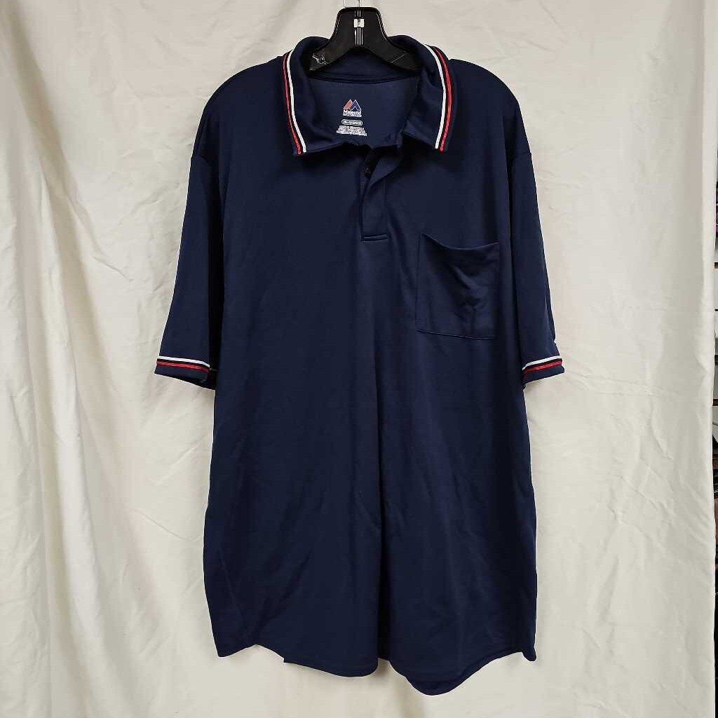 Majestic Short Sleeve Umpire Shirt, Men's 2XL