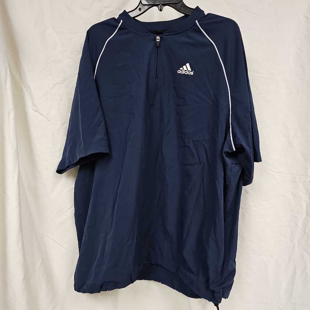 Adidas 1/4 Zip Short Sleeve Coach's jacket, 3XL
