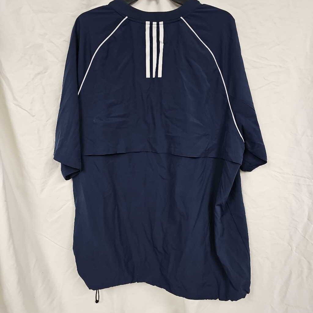 Adidas 1/4 Zip Short Sleeve Coach's jacket, 3XL