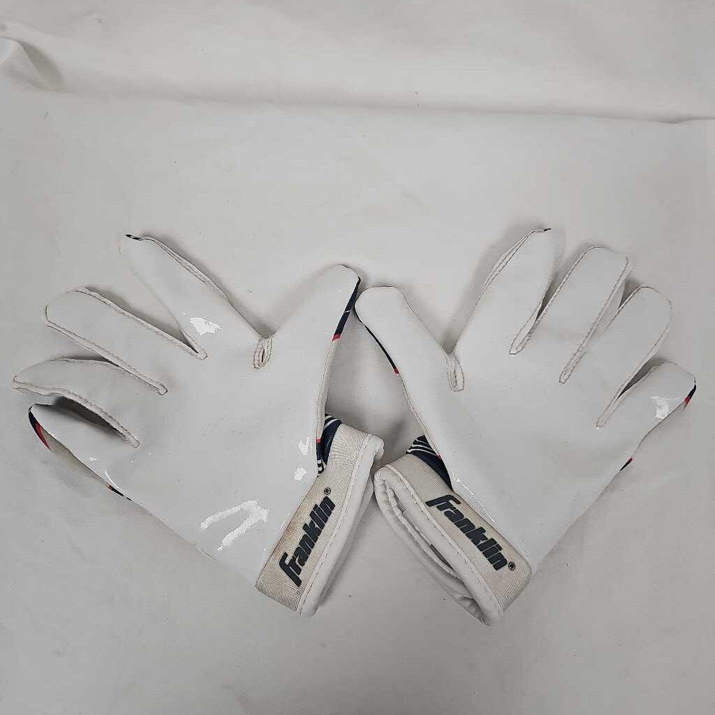 Franklin NFL New England Patriots Youth Football Gloves, Youth M/L