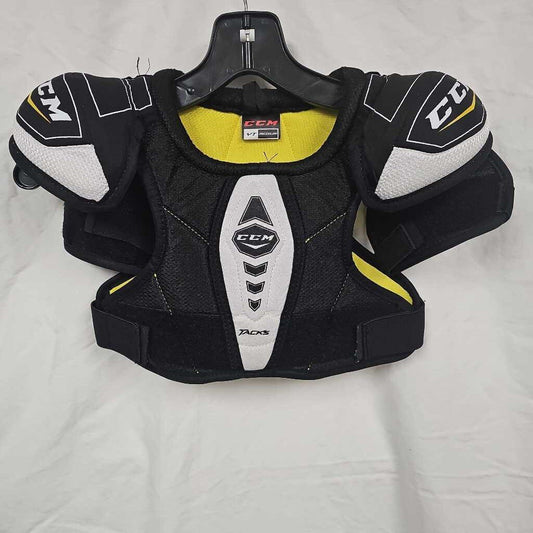 CCM Tacks Youth Hockey Shoulder Pads, Size Youth Medium
