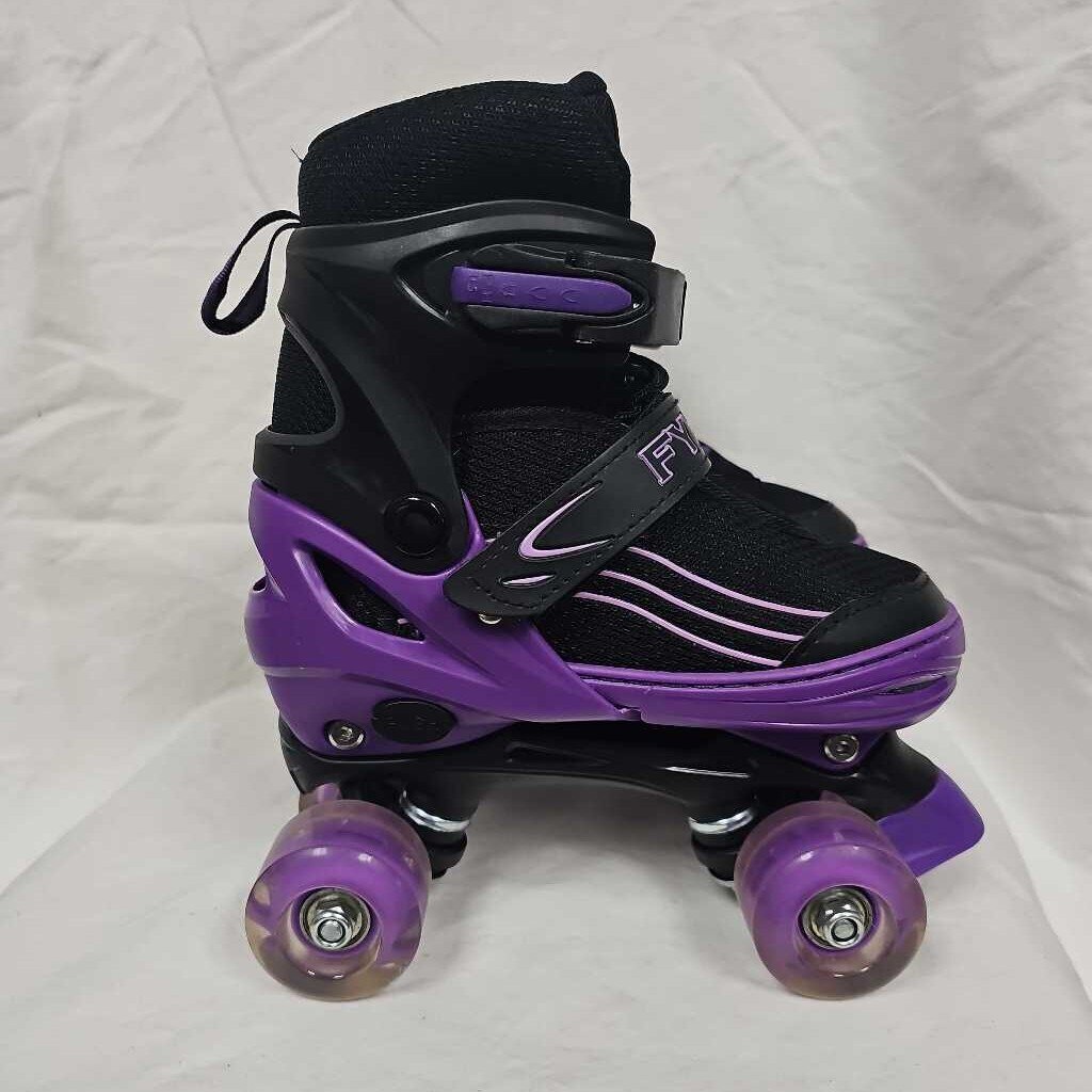 Fyhart Light up Adjustable Roller Skates, Sizes 1-4