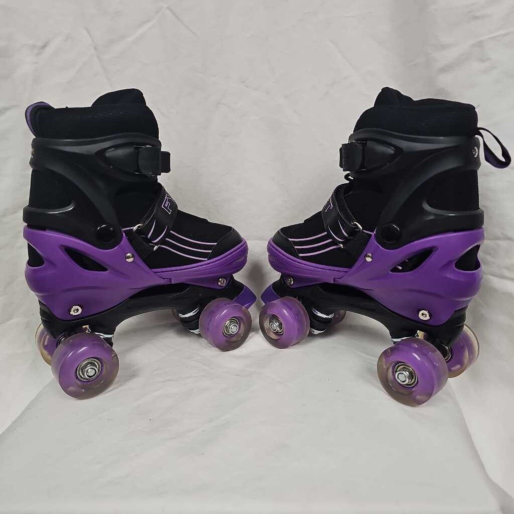 Fyhart Light up Adjustable Roller Skates, Sizes 1-4