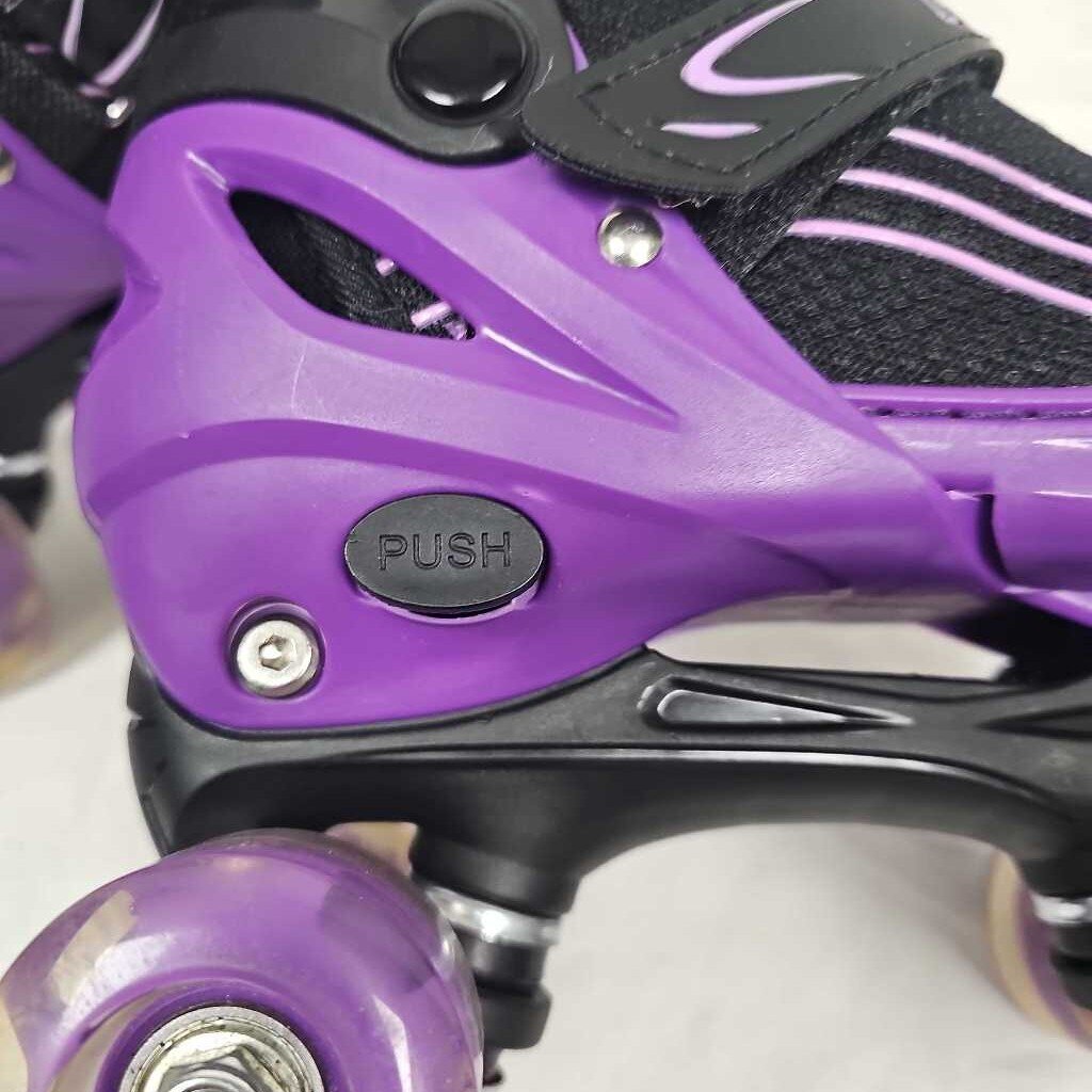 Fyhart Light up Adjustable Roller Skates, Sizes 1-4
