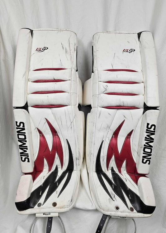 Simmons UL 9 Ultra Light Goalie Leg Pads, Size 36"+2"