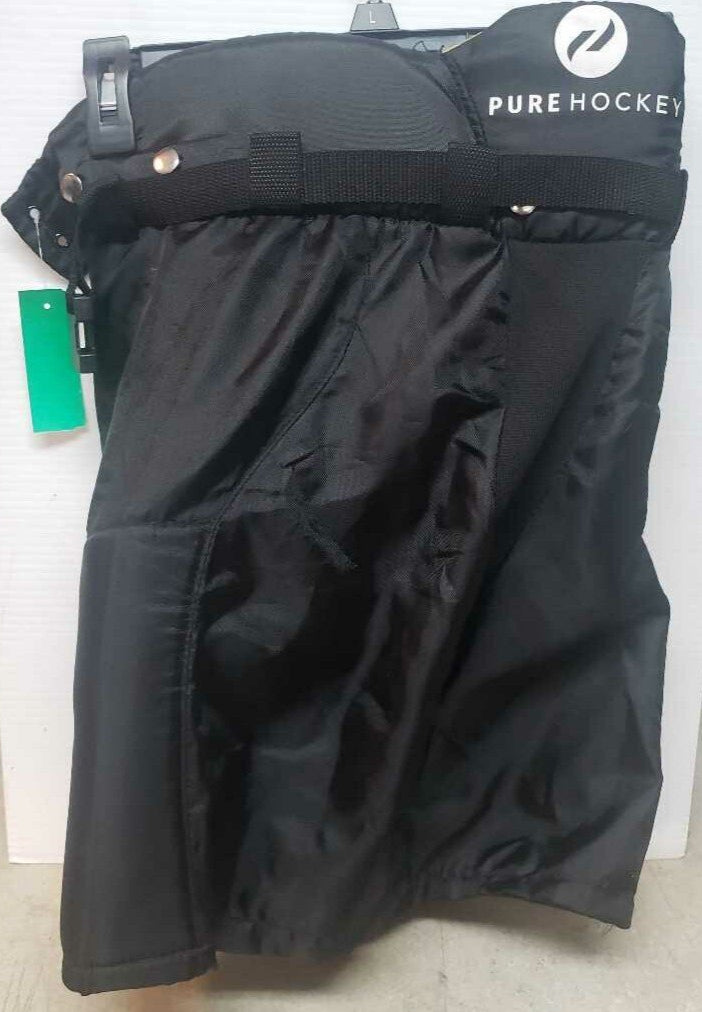 Pure Hockey Black Hockey Pants, Youth Large