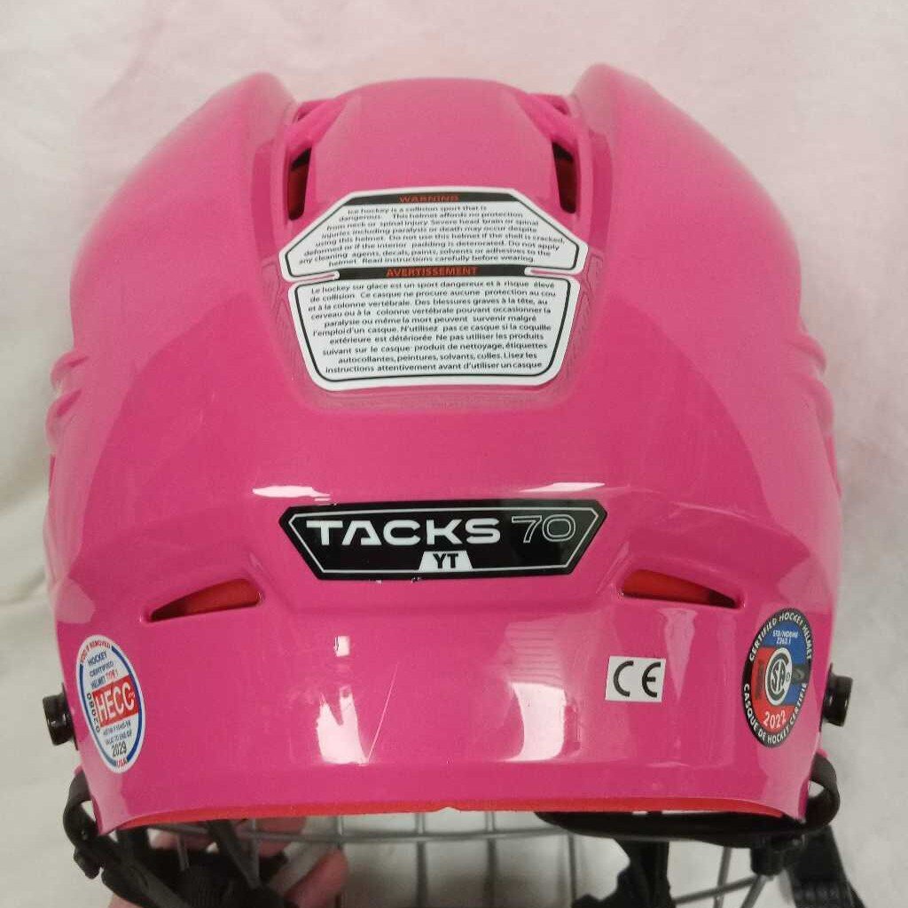 CCM Tacks 70 Youth Hockey Helmet Combo