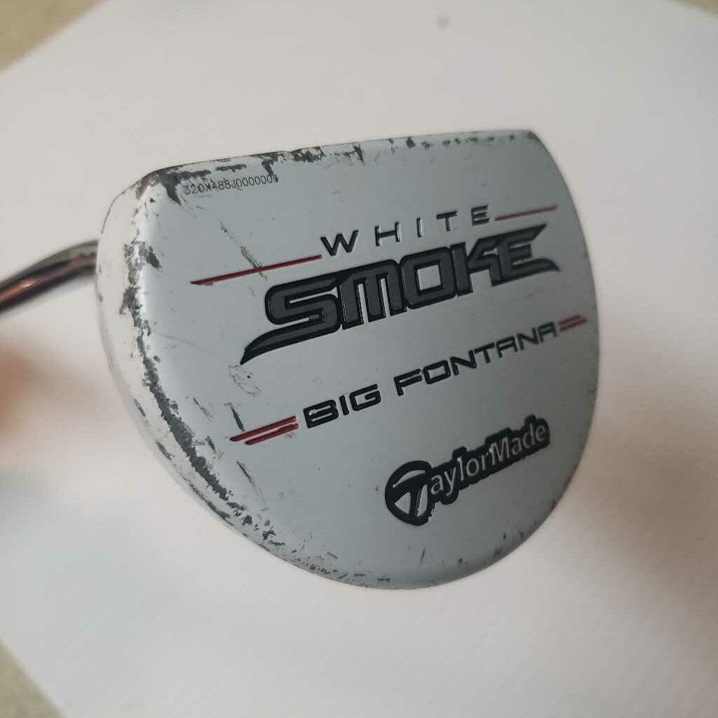 TaylorMade White Smoke Big Fontana Putter, Left Hand