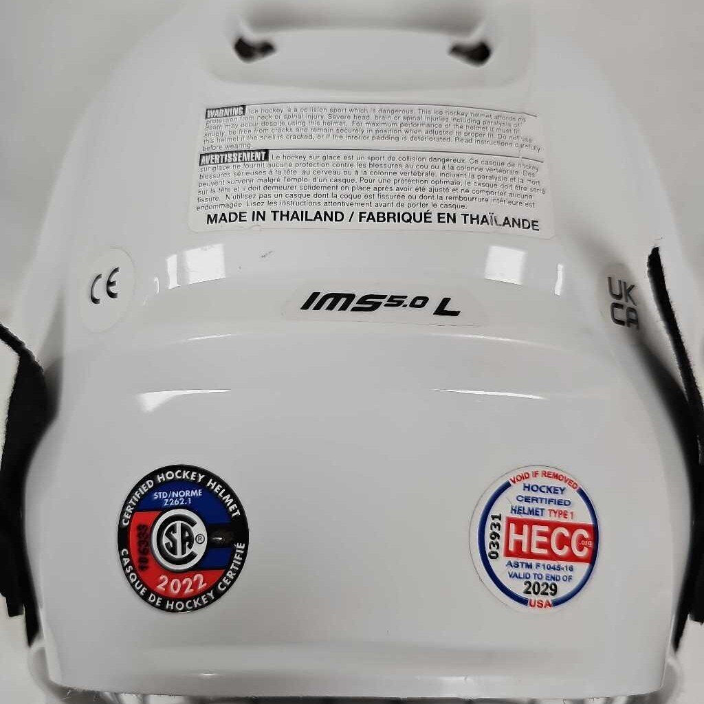 Bauer IMS 5.0 Hockey Helmet Combo, Size Large