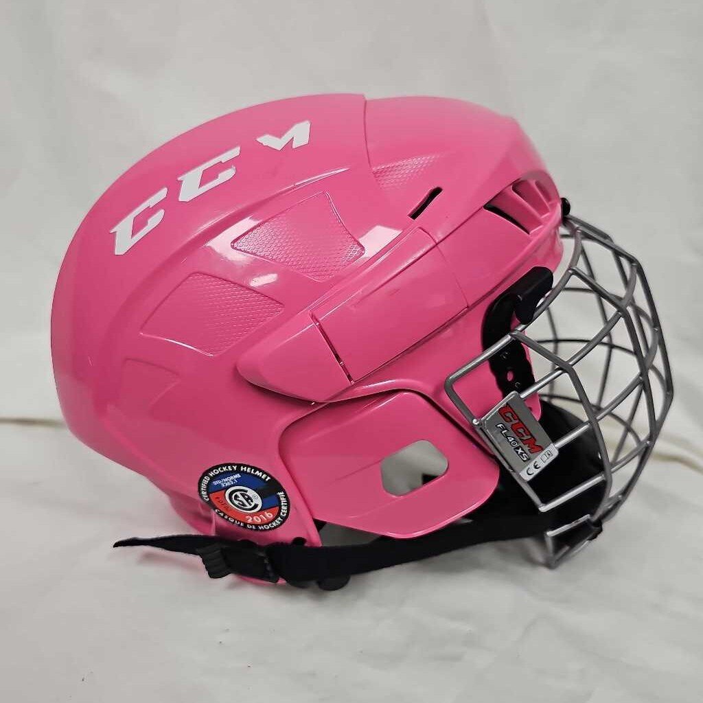 CCM FL40 Hockey Helmet Combo, Size XS