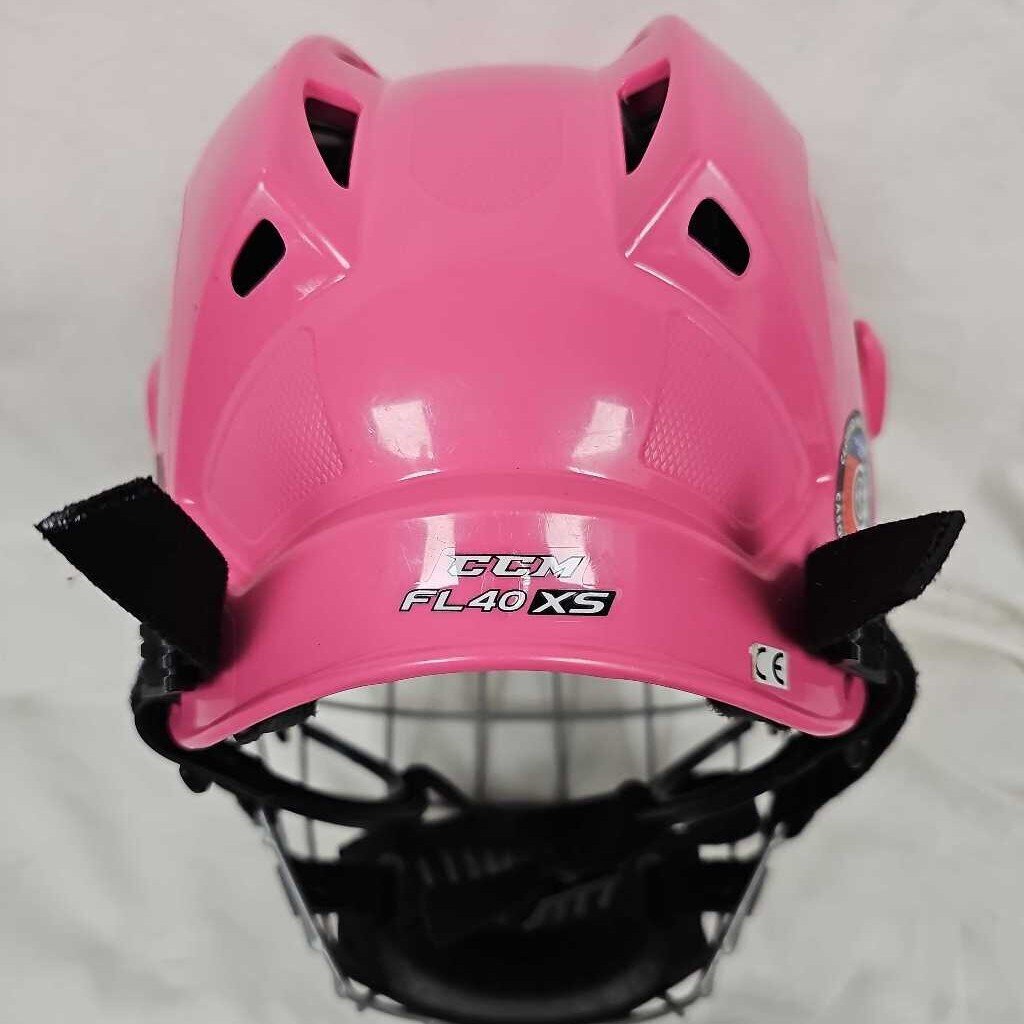 CCM FL40 Hockey Helmet Combo, Size XS