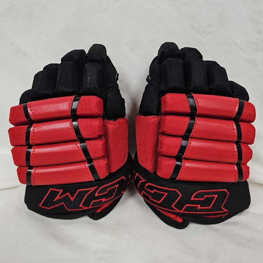 CCM 4Roll Pro Stock Team Hockey Gloves, Size 10"