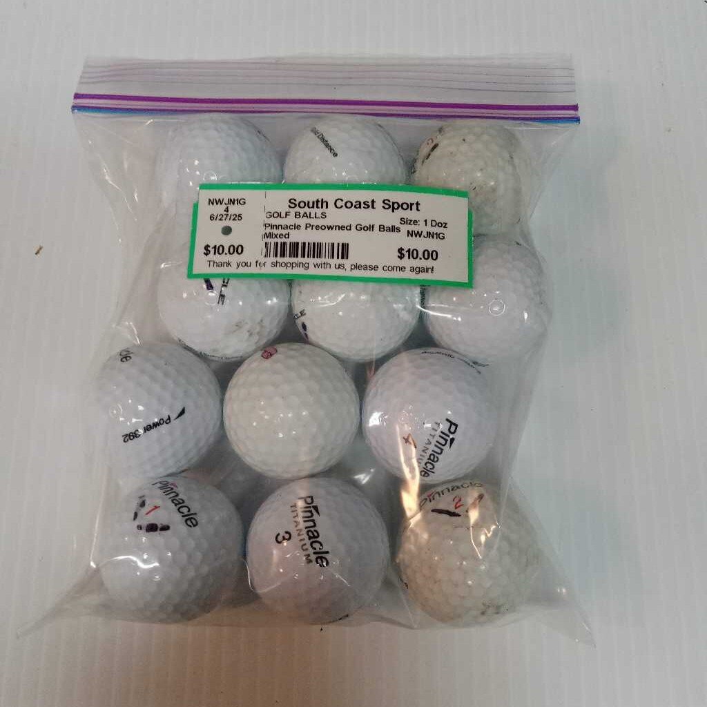 Pinnacle Preowned Golf Balls Mixed