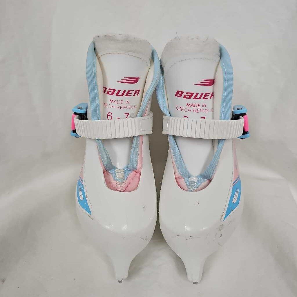 Bauer Lil Angel Youth Ice Skates, Size Y6/7