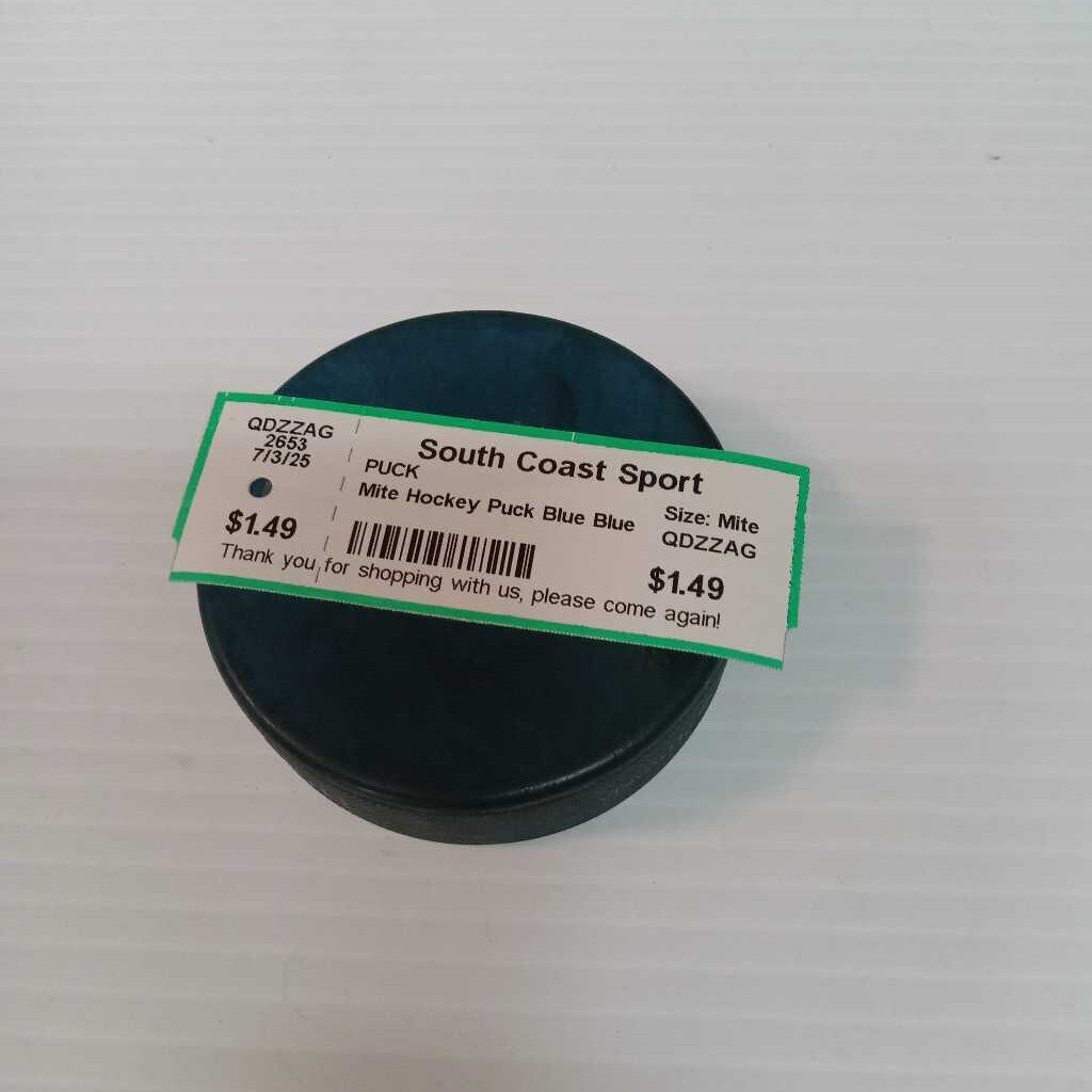 Mite Hockey Puck Blue