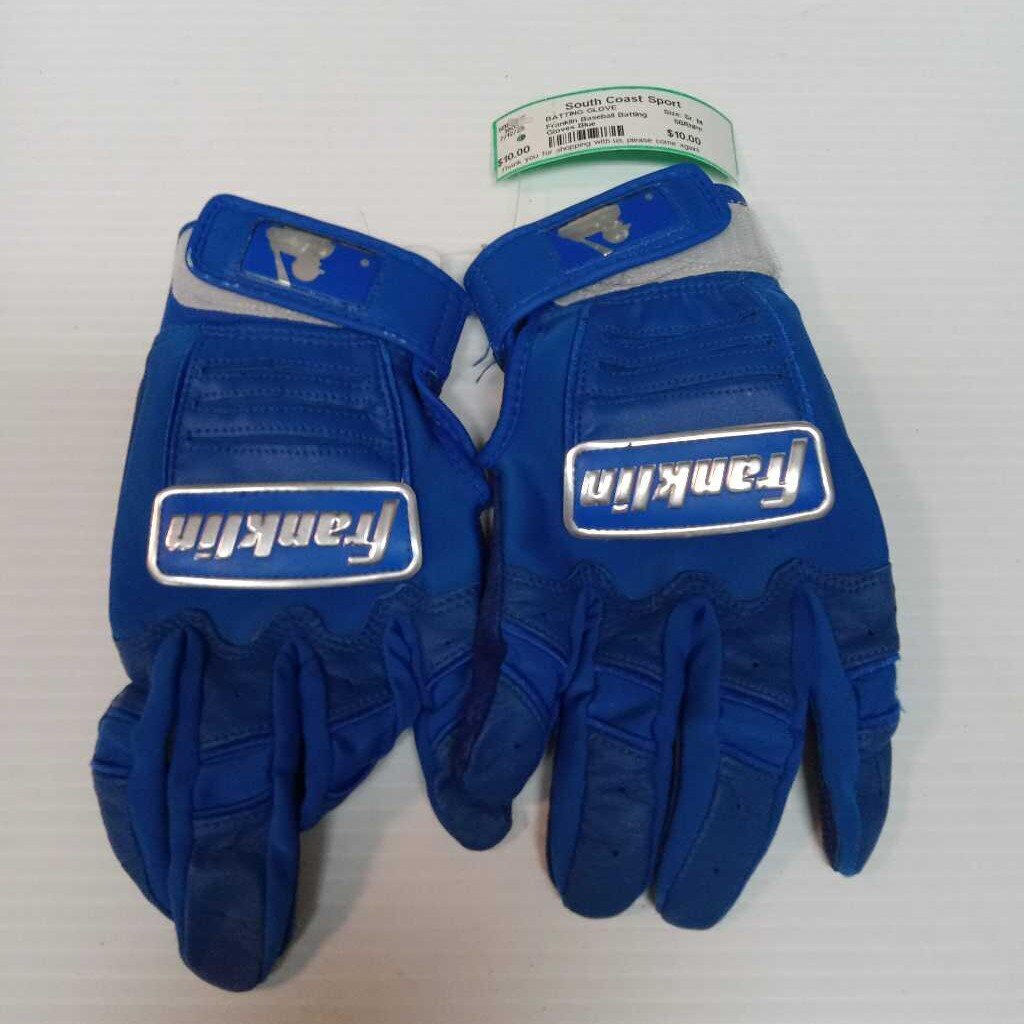 Franklin Baseball Batting Gloves, Adult Medium