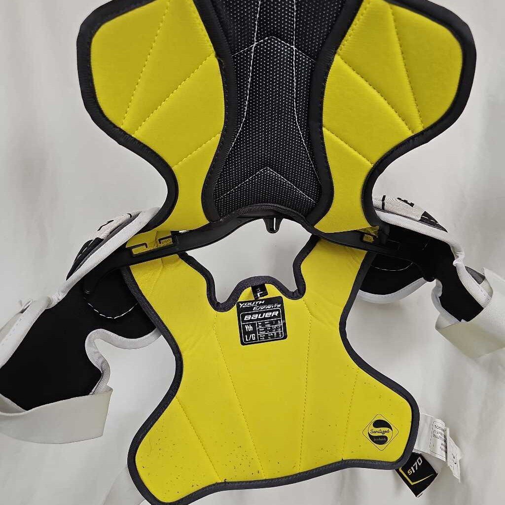 Bauer Supreme S170 Youth Hockey Shoulder Pads, Size Youth Large