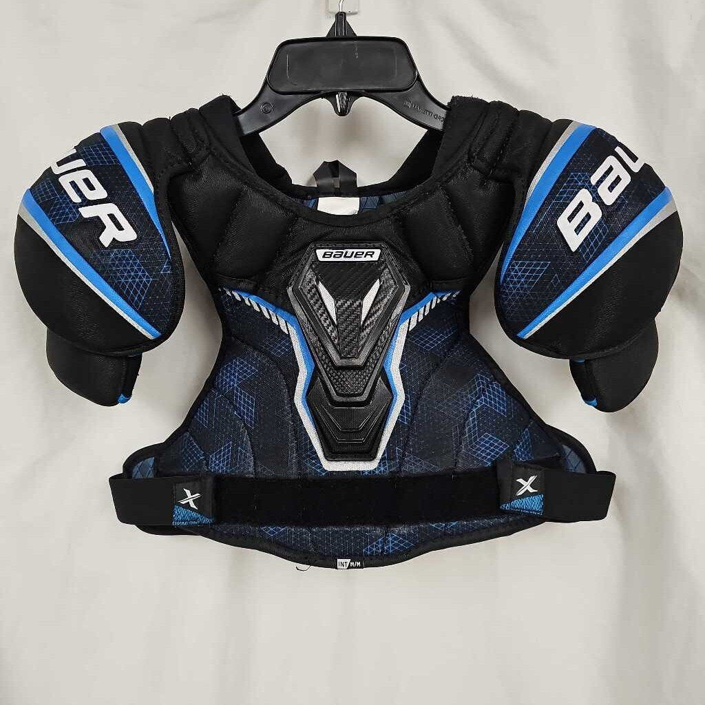 Bauer X Intermediate Hockey Shoulder Pads, Size Intermediate Medium
