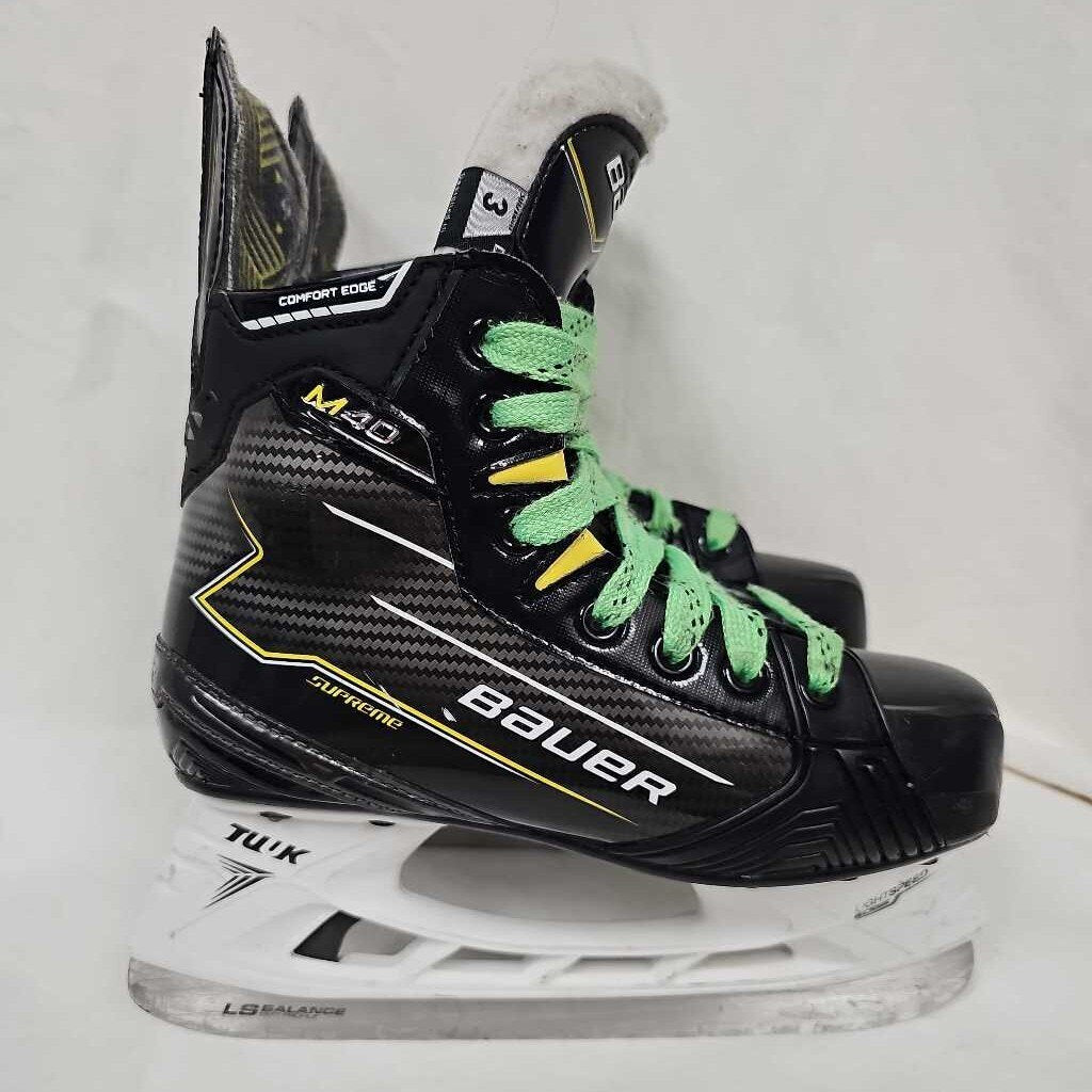 Bauer Supreme M40 Junior Hockey Skates, Size 3