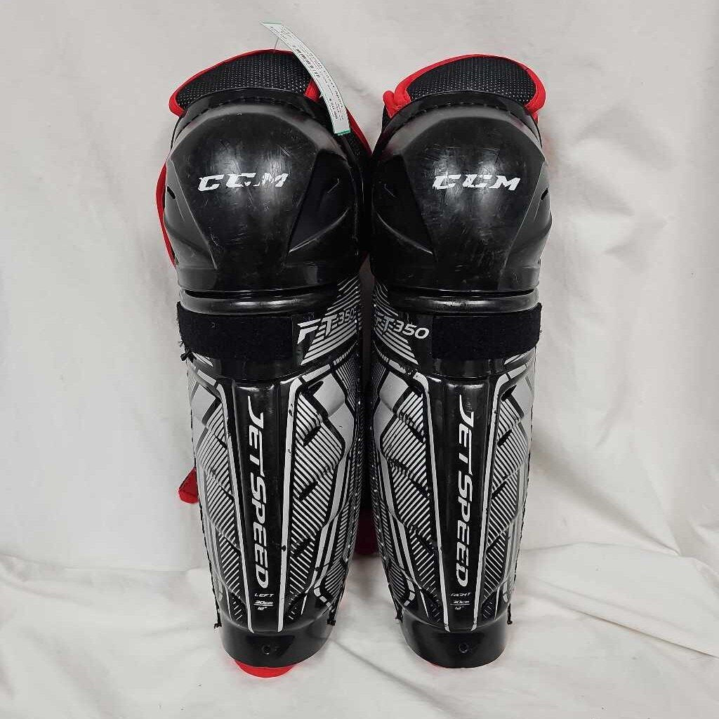 CCM Jetspeed FT350 Hockey Shin Guards - Junior - 12"