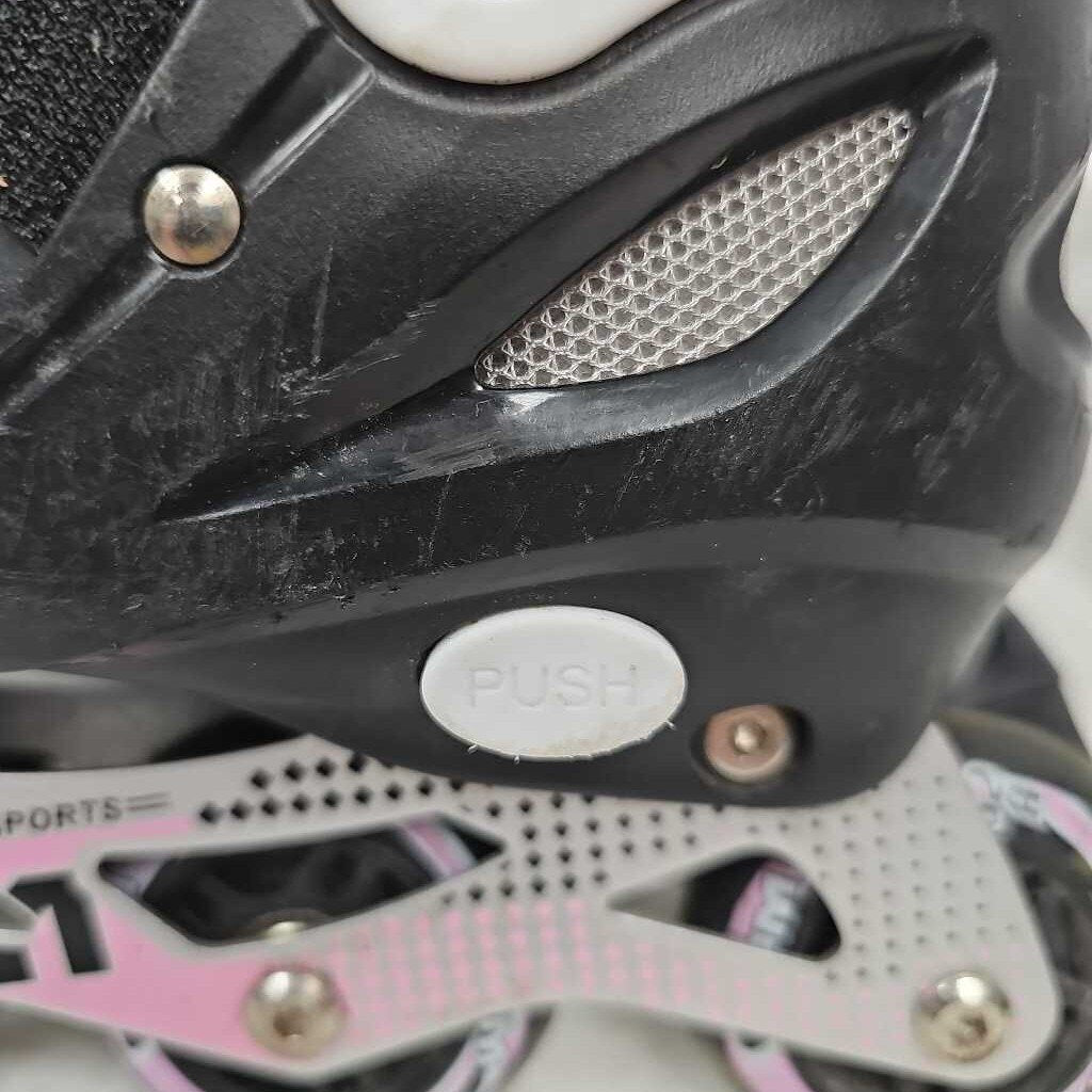 2PM Sports Cytia Girls Adustable Inline Skates, Size 3-6