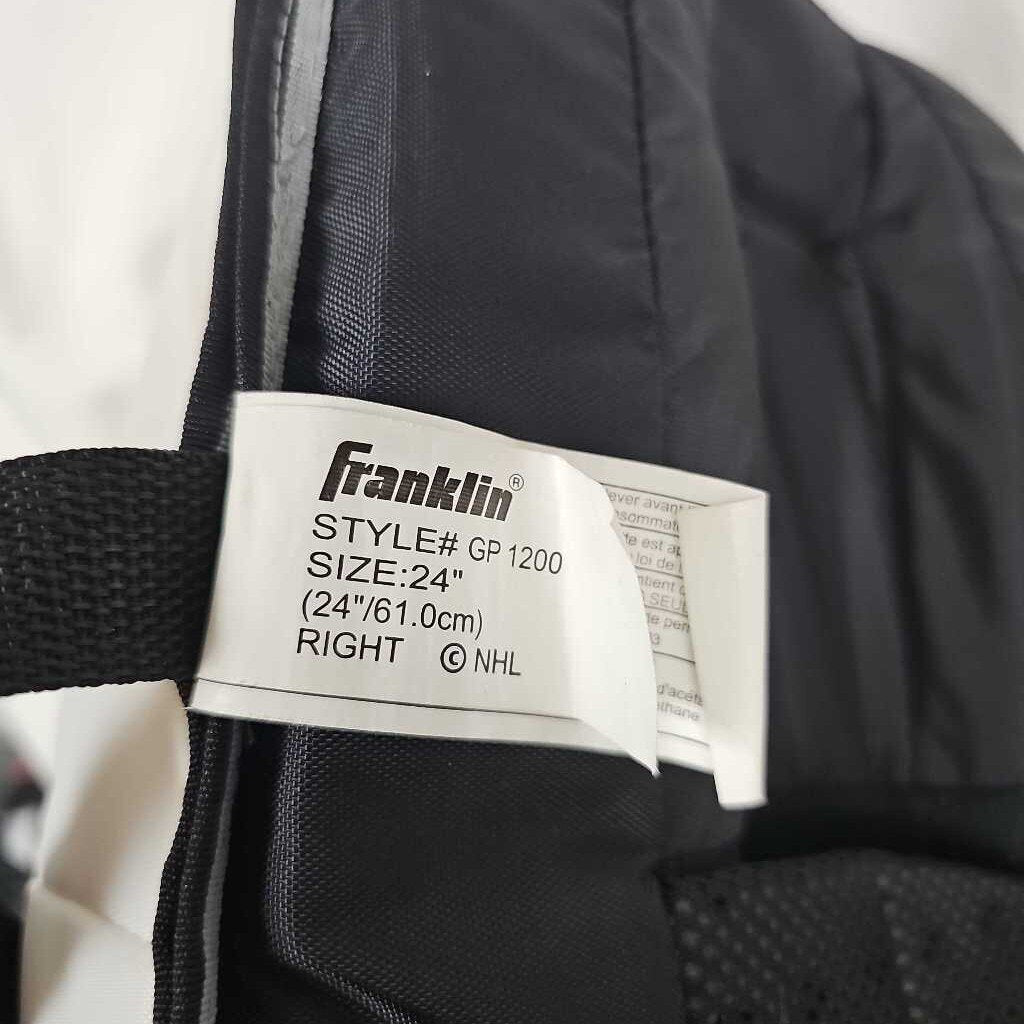 Franklin SX Pro GP 1200 Street Hockey Goalie Leg Pads, 24"