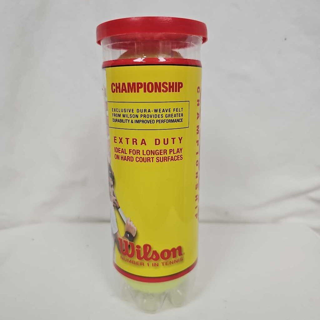 Wilson Championship Extra Duty Tennis Balls, 3 pack