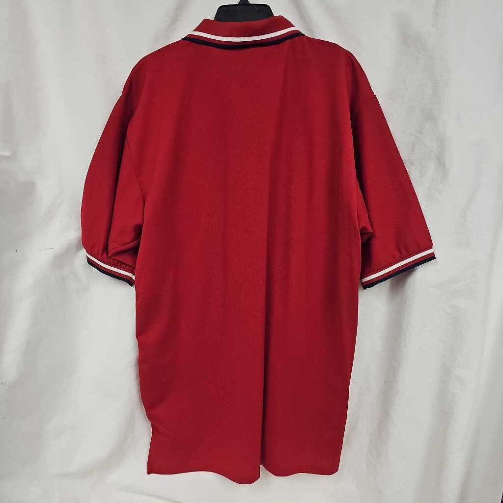 Bike USSSA Umpire Polo, Red, Large