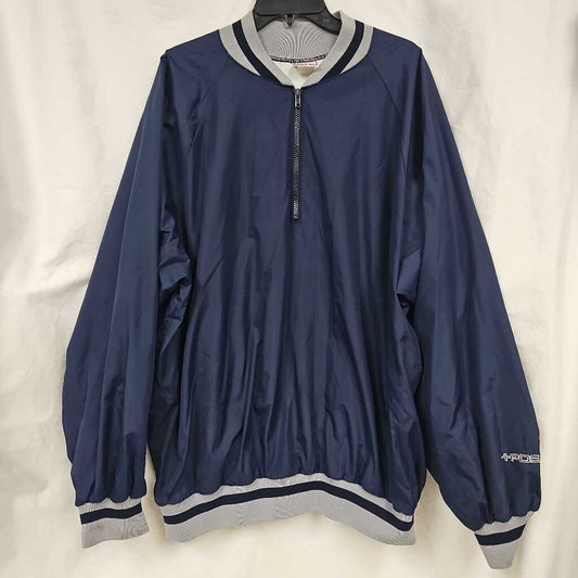 +POS Umpire 1/4 Zip Jacket, Navy, XL