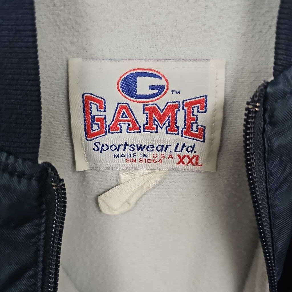 Game Sportswear Umpire 1/4 Zip Jacket, Navy, XXL