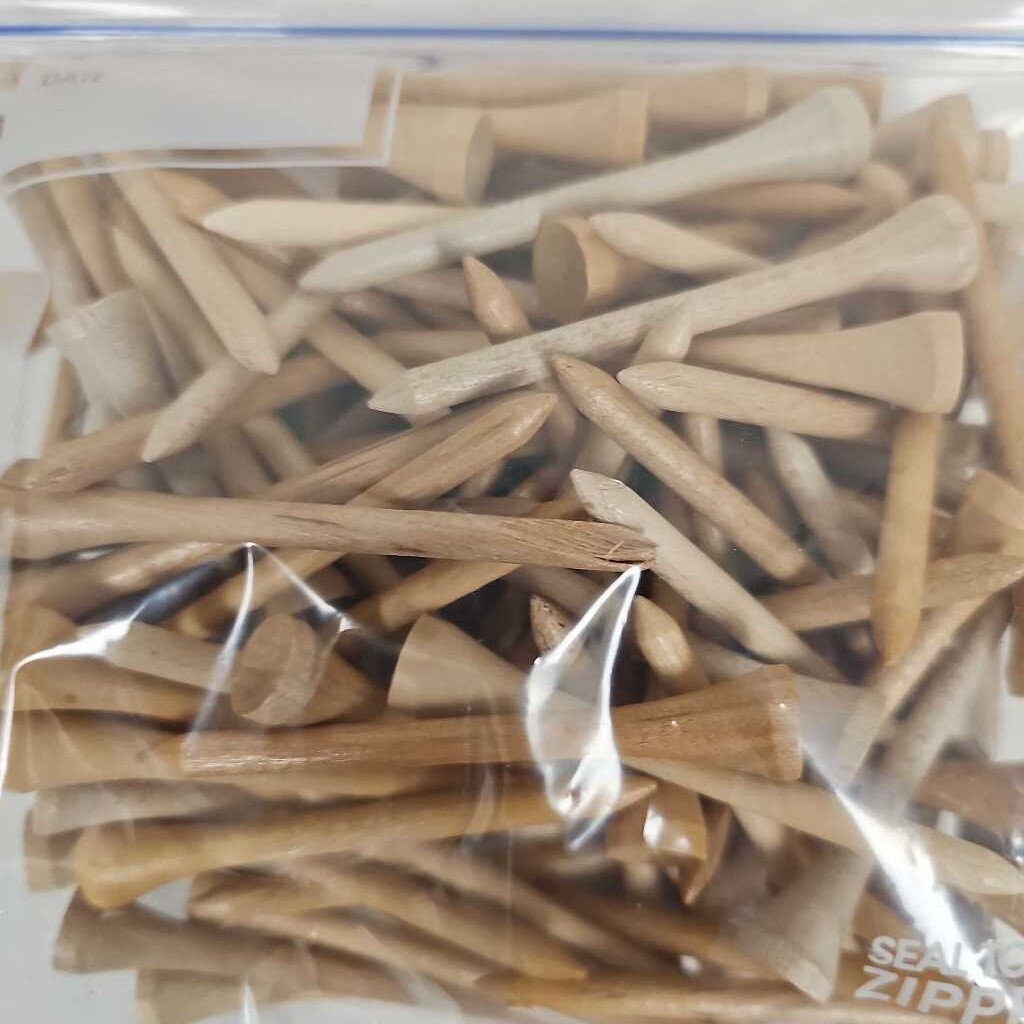 Bag of Wood Tees - 2 3/4" - 100 count