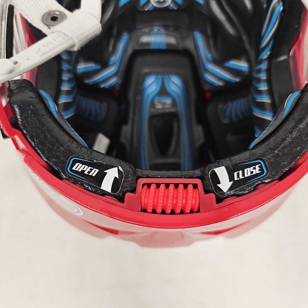 Warrior Krown LTE Hockey Helmet, Red, Small