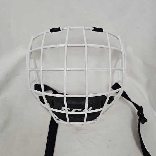 CCM FM580 White Hockey Helmet Cage, Small