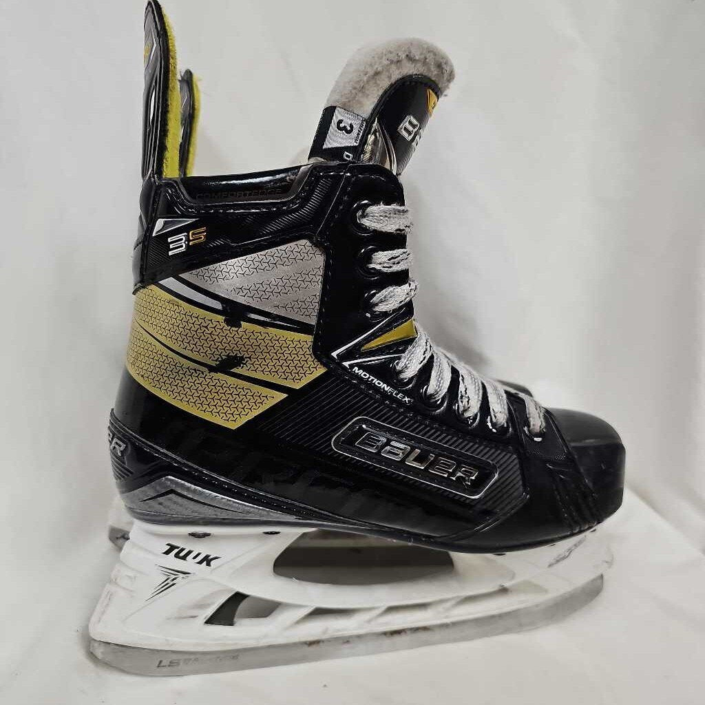 Bauer Supreme 3S Junior Hockey Skates, Size 3