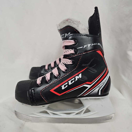 CCM Jetspeed FT340 Youth Hockey Skates, Size Y12