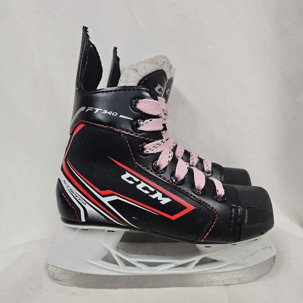 CCM Jetspeed FT340 Youth Hockey Skates, Size Y12