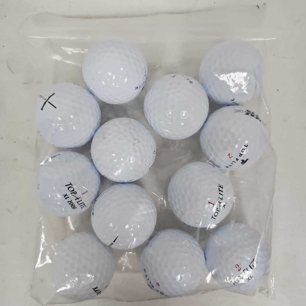 Top Flite Mixed Bag of Golf Balls, 12 pack