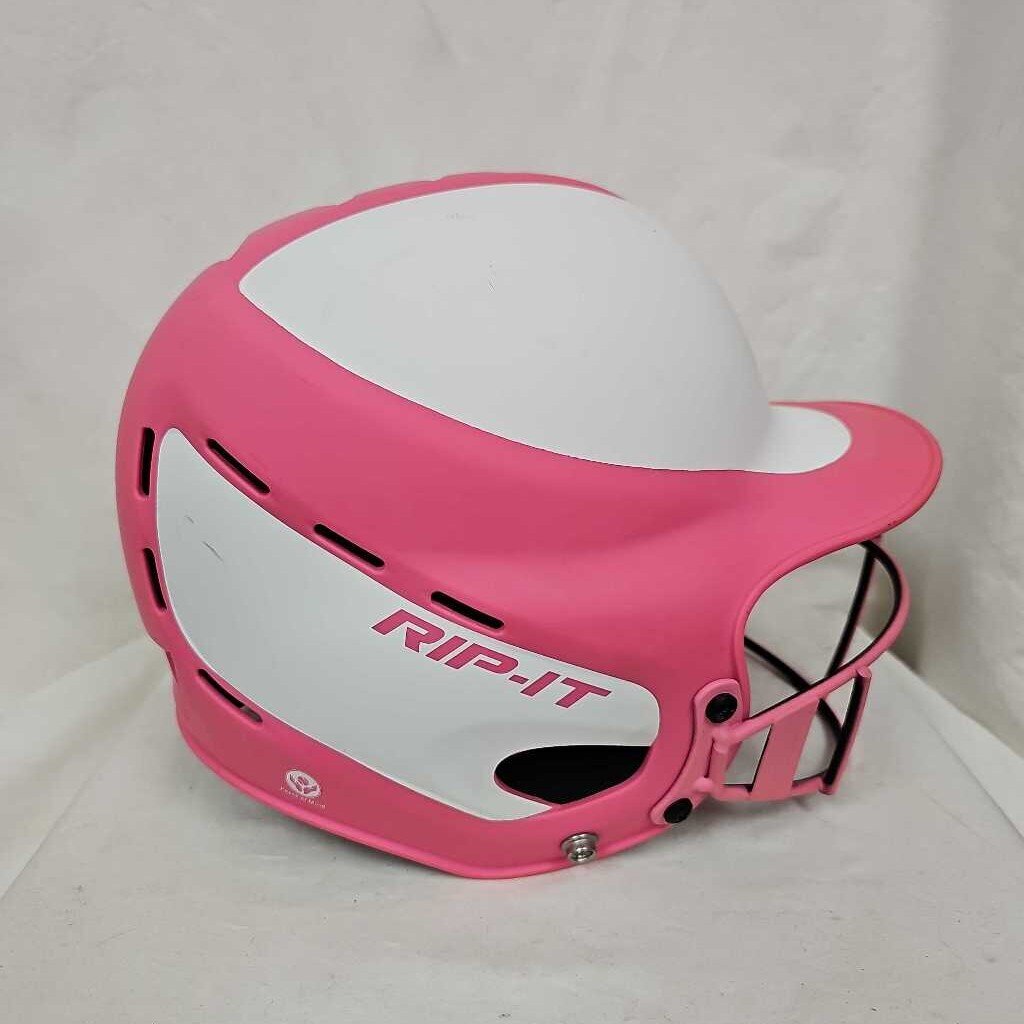 Rip-It Vision w/ Facemask Batting Helmet, 6 1/2 - 7 3/8
