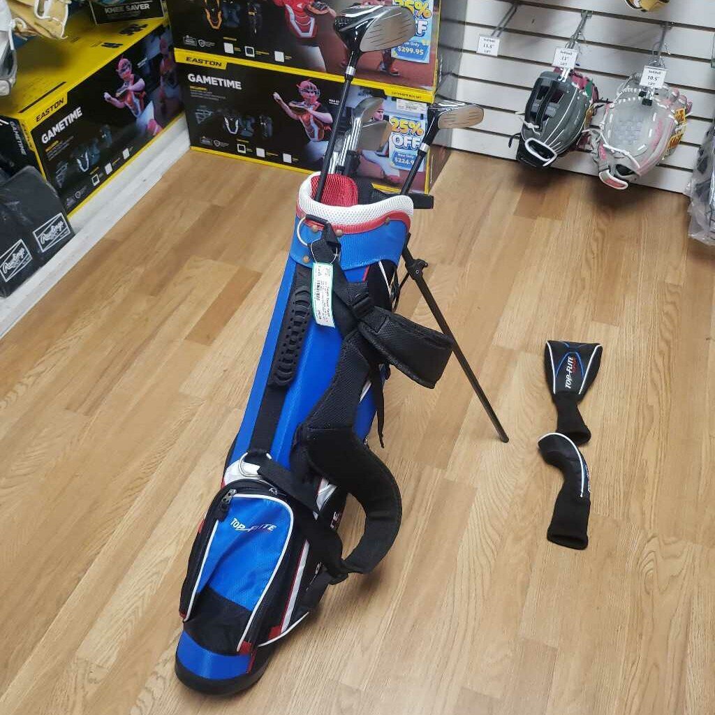 Top-Flite Jr Golf Set, 6 Clubs with Bag