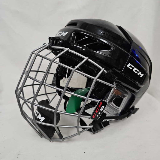 CCM FL3DS Hockey Helmet Combo - Junior - Black