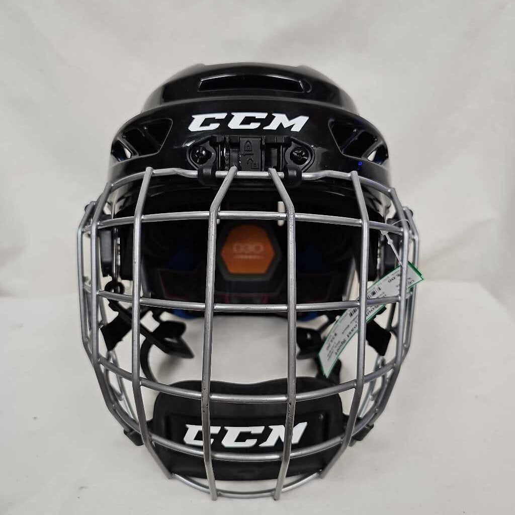 CCM FL3DS Hockey Helmet Combo - Junior - Black