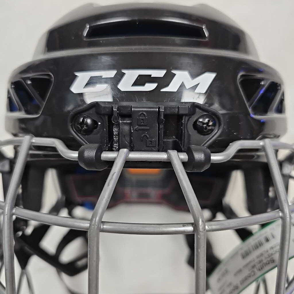 CCM FL3DS Hockey Helmet Combo - Junior - Black