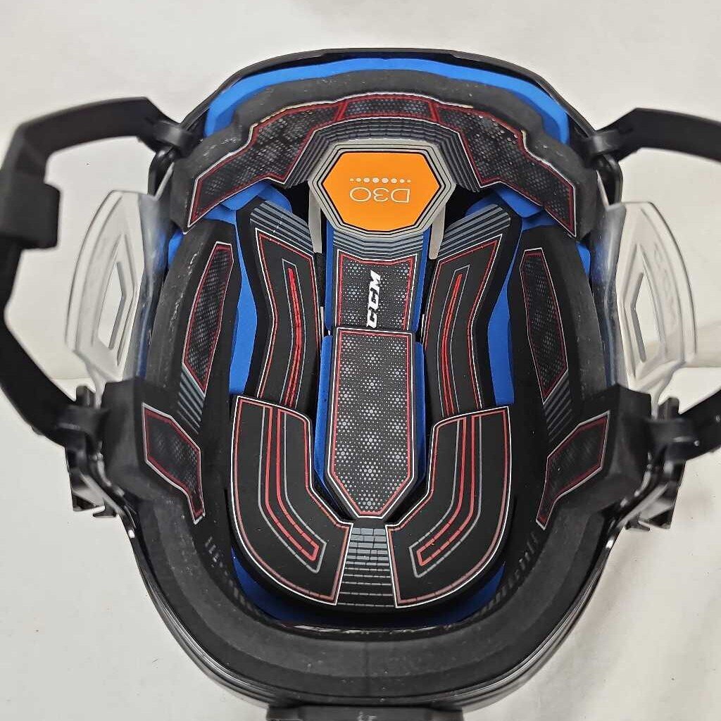CCM FL3DS Hockey Helmet Combo - Junior - Black