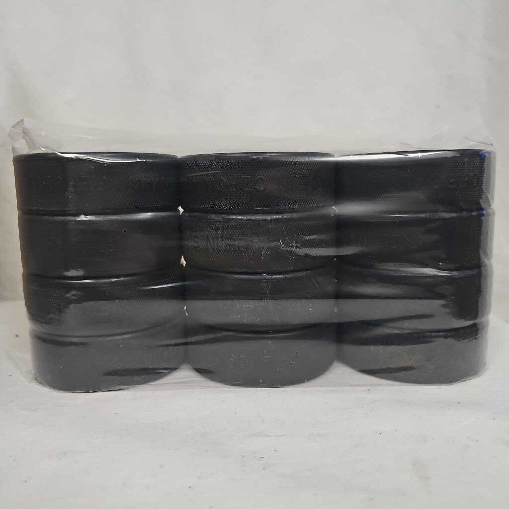 Puck Pack, 1 Dozen Black Pucks