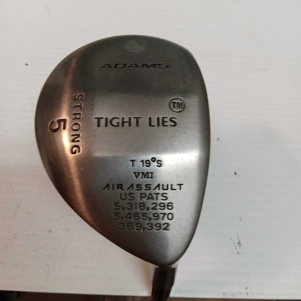 Adams Tight Lies 19* 5 Wood with Reg Flex Steel Shaft