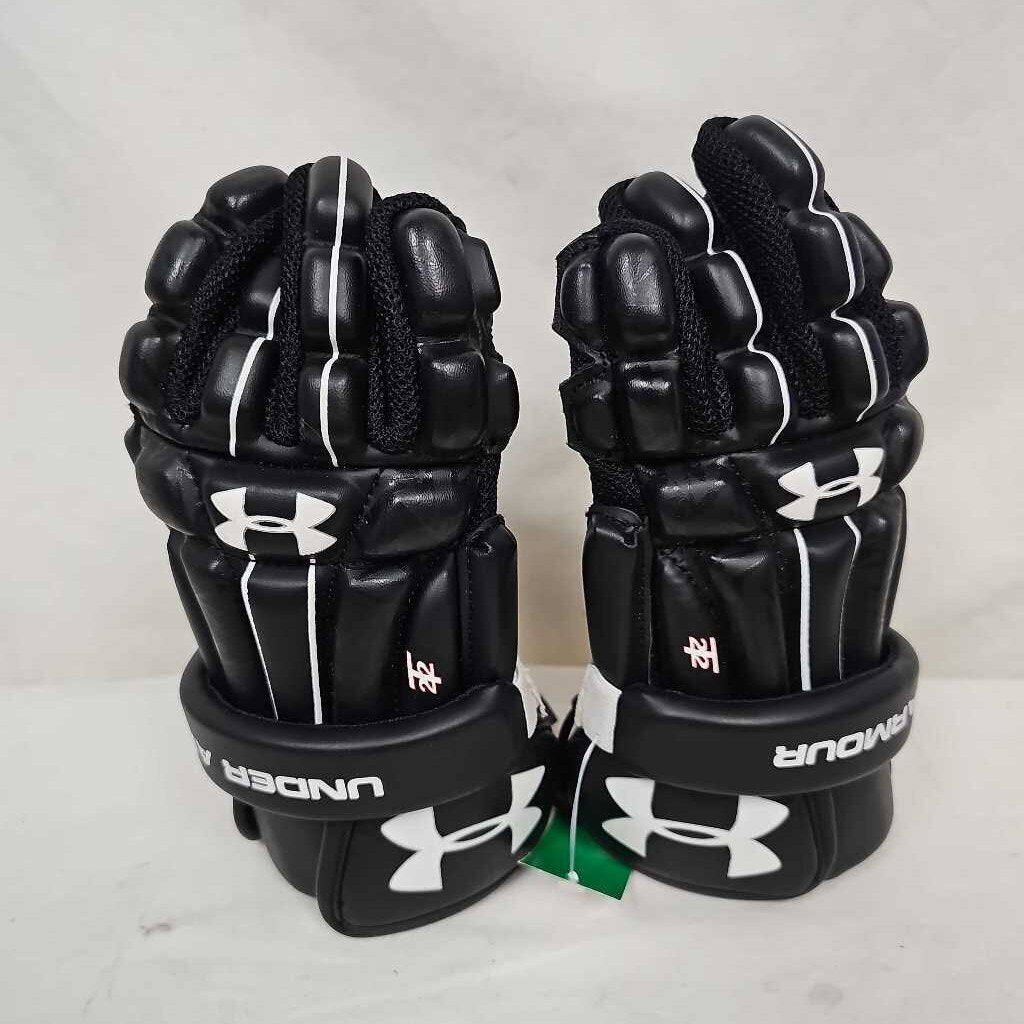 Under Armour 2T2 Men's Lacrosse Gloves - Small - Black