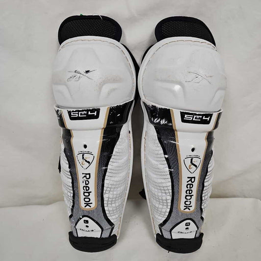 Reebok SC87 4 Youth Hockey Shin Guards - 9" - White