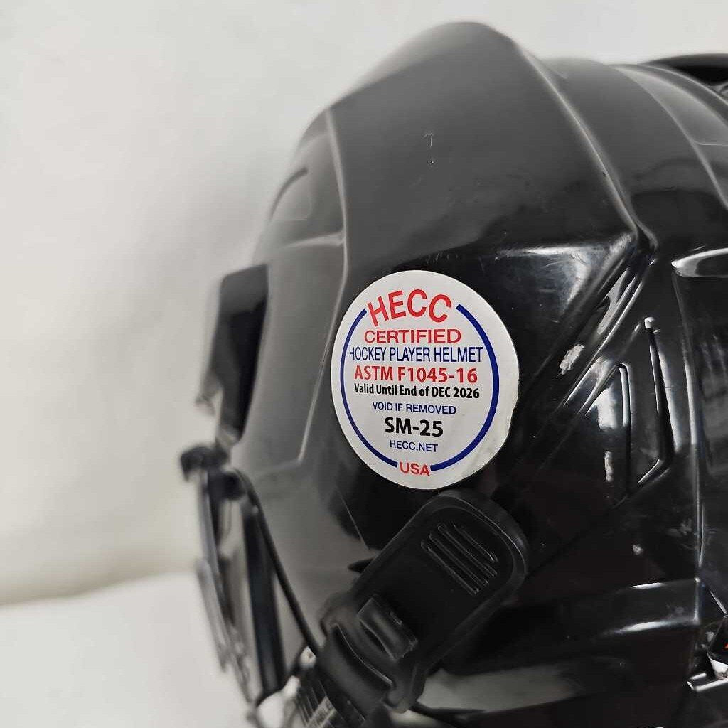 CCM FL3DS Youth Hockey Helmet Combo, Black