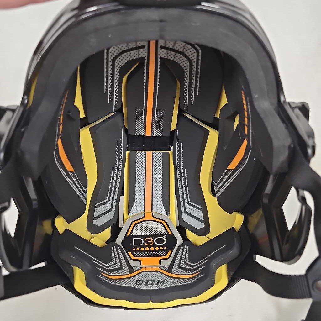 CCM FL3DS Youth Hockey Helmet Combo, Black